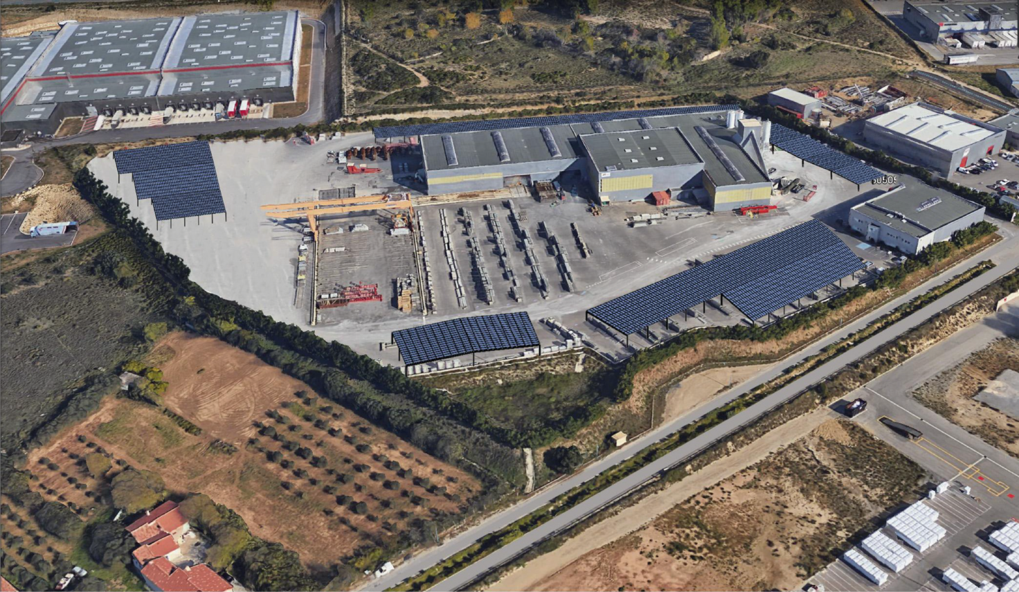 Site d'implantation de la future centrale photovoltaïque